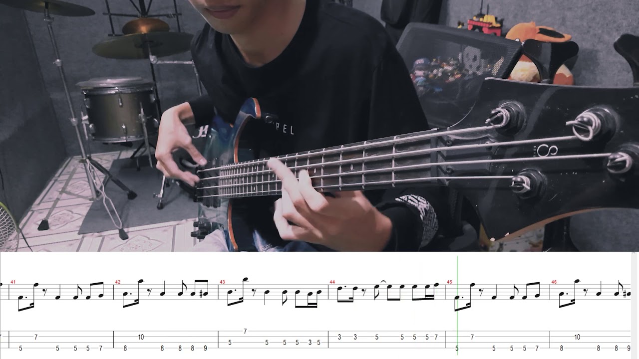 (TAB ) EM OII - The Flob  (Bass cover )