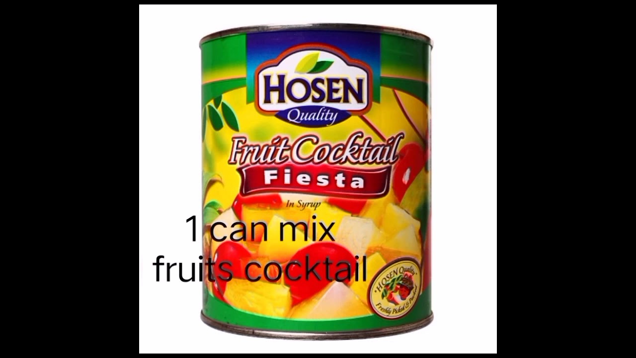 cara untuk membuat air cocktail mudah dan sedap