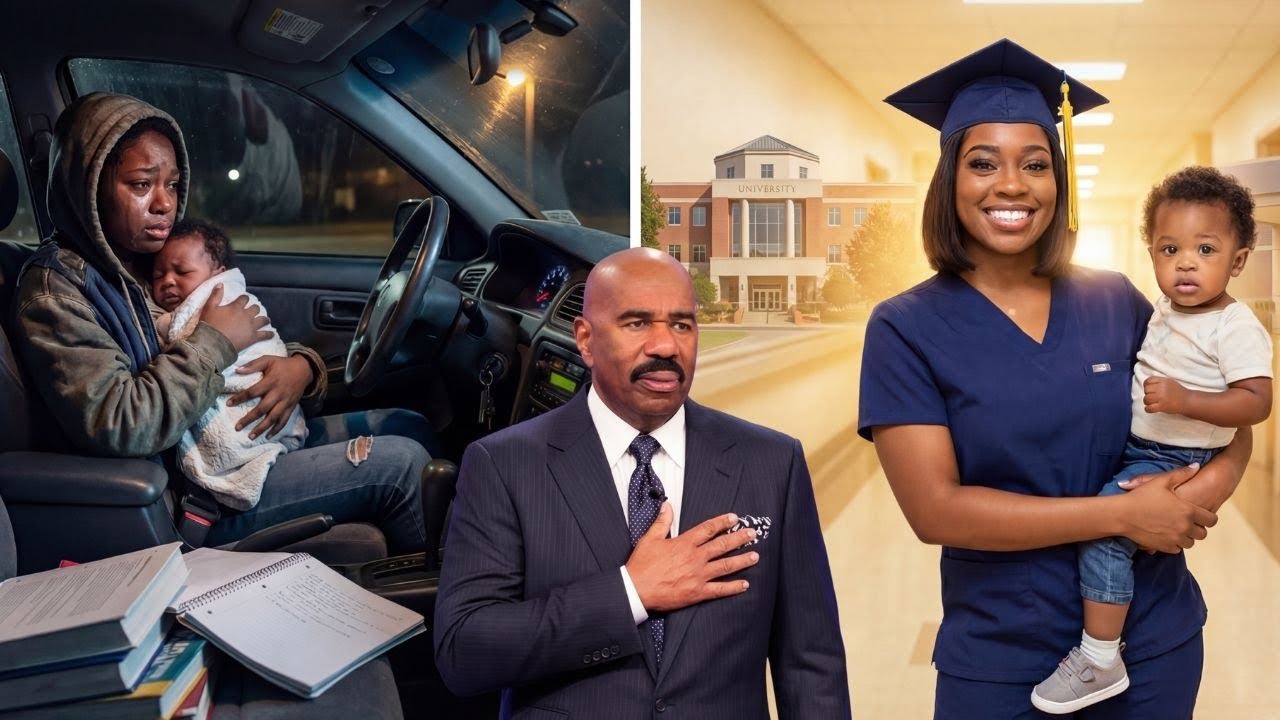 Teen mom living in car with baby moved Steve Harvey to tears — what happened next is MIRACULOUS
