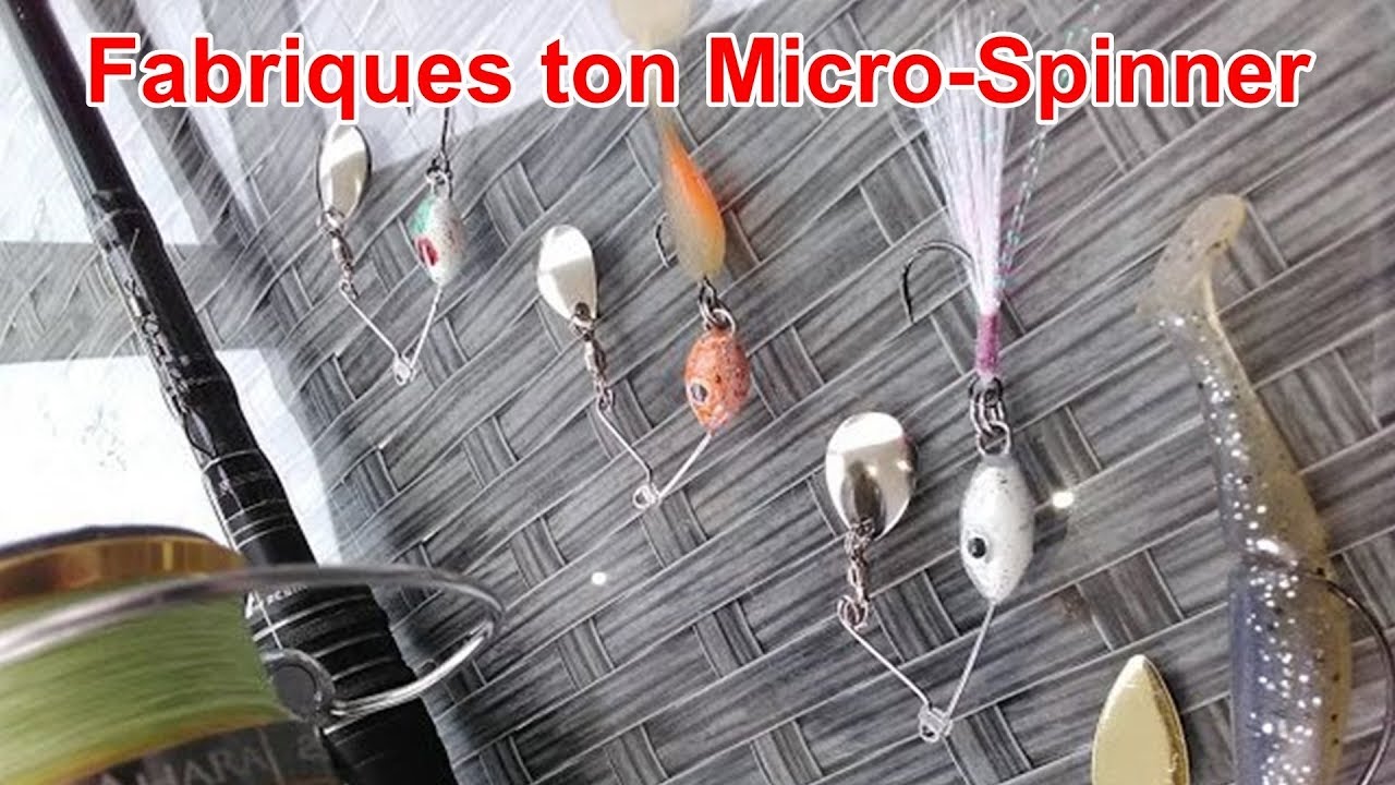 [TUTO] COMMENT FABRIQUER UN MICRO SPINNERBAIT (handmade spinnerbait)