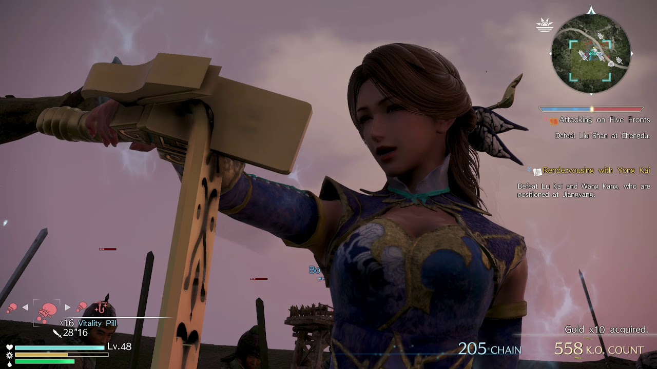 Dynasty Warriors 9 真・三國無双８ - Zhang Chunhua Gameplay