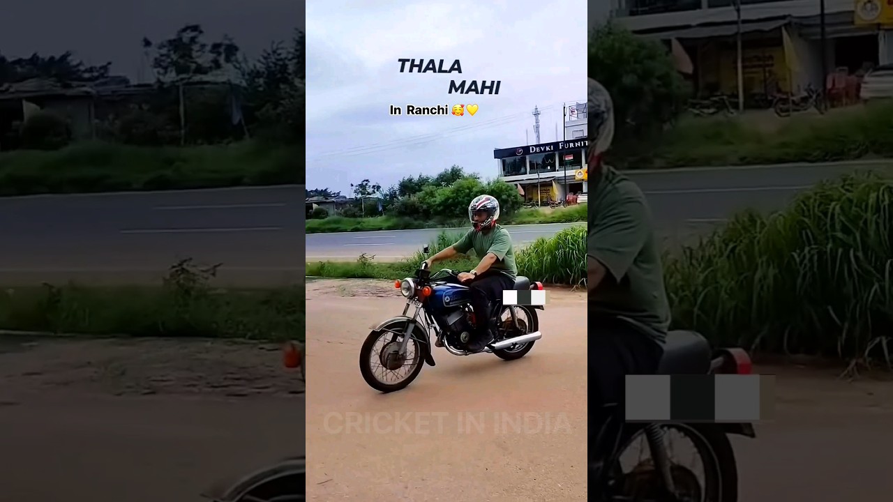 MS DHONI Latest Video 😍 REACHED HOME ON BIKE After Loss vs RCB #Msdhoni #Viratkohli