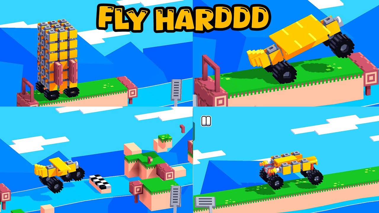 Fly Hardd Challenge in Fancade 🚛🔥 | Crazy Monster Truck Physics Level!
