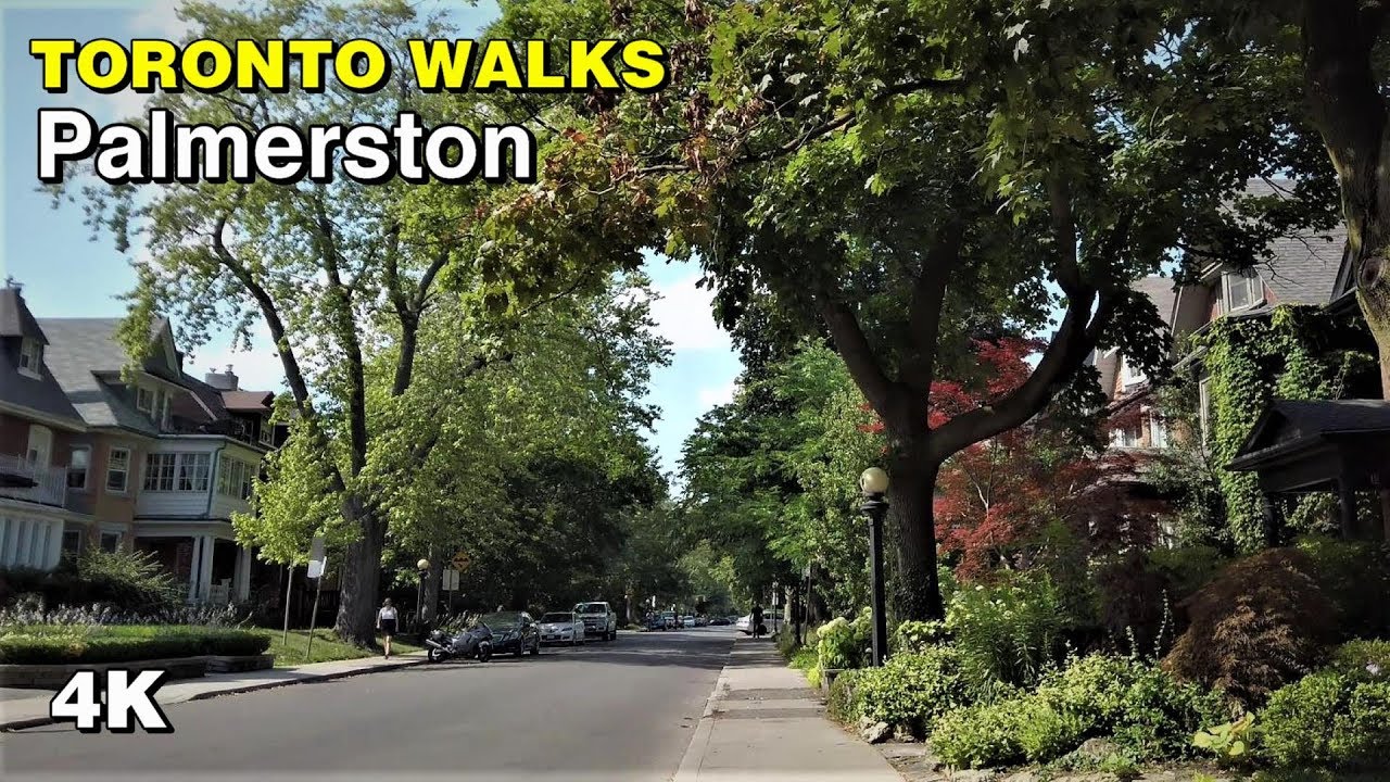 Toronto Residential Street Walk - Palmerston Ave & Blvd [4K]