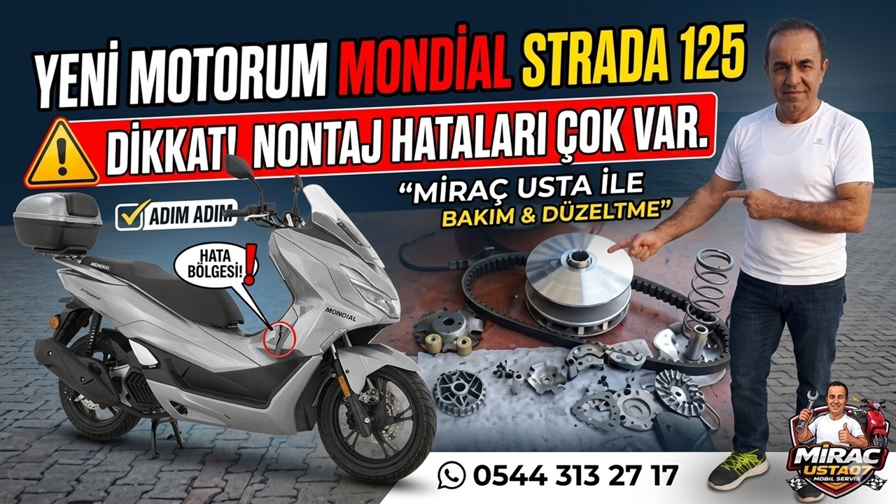 YENİ MOTORUM MONDİAL STRADA 125 CC