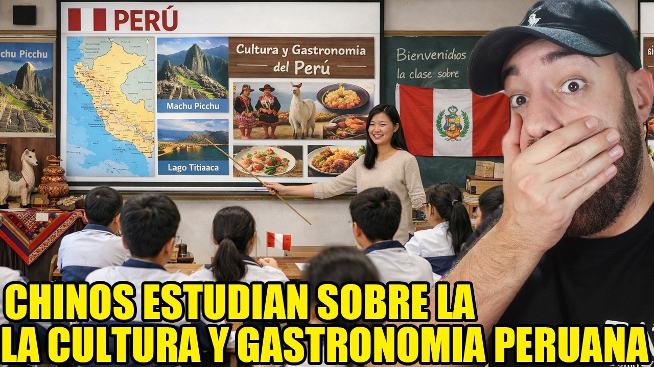 CHINOS estudian en CLASE sobre la CULTURA Y GASTRONOMIA PERUANA!!
