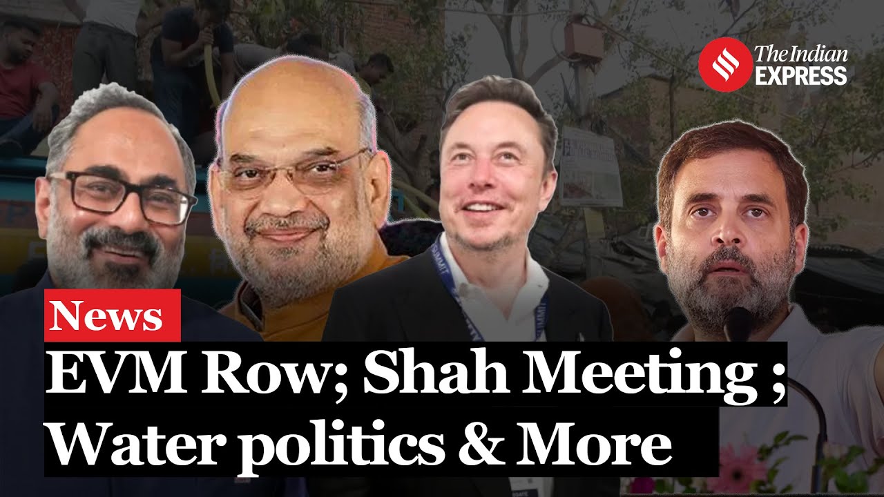 News Wrap: EVM Controversy, J&K Security Meet, Water Politics in Delhi and more