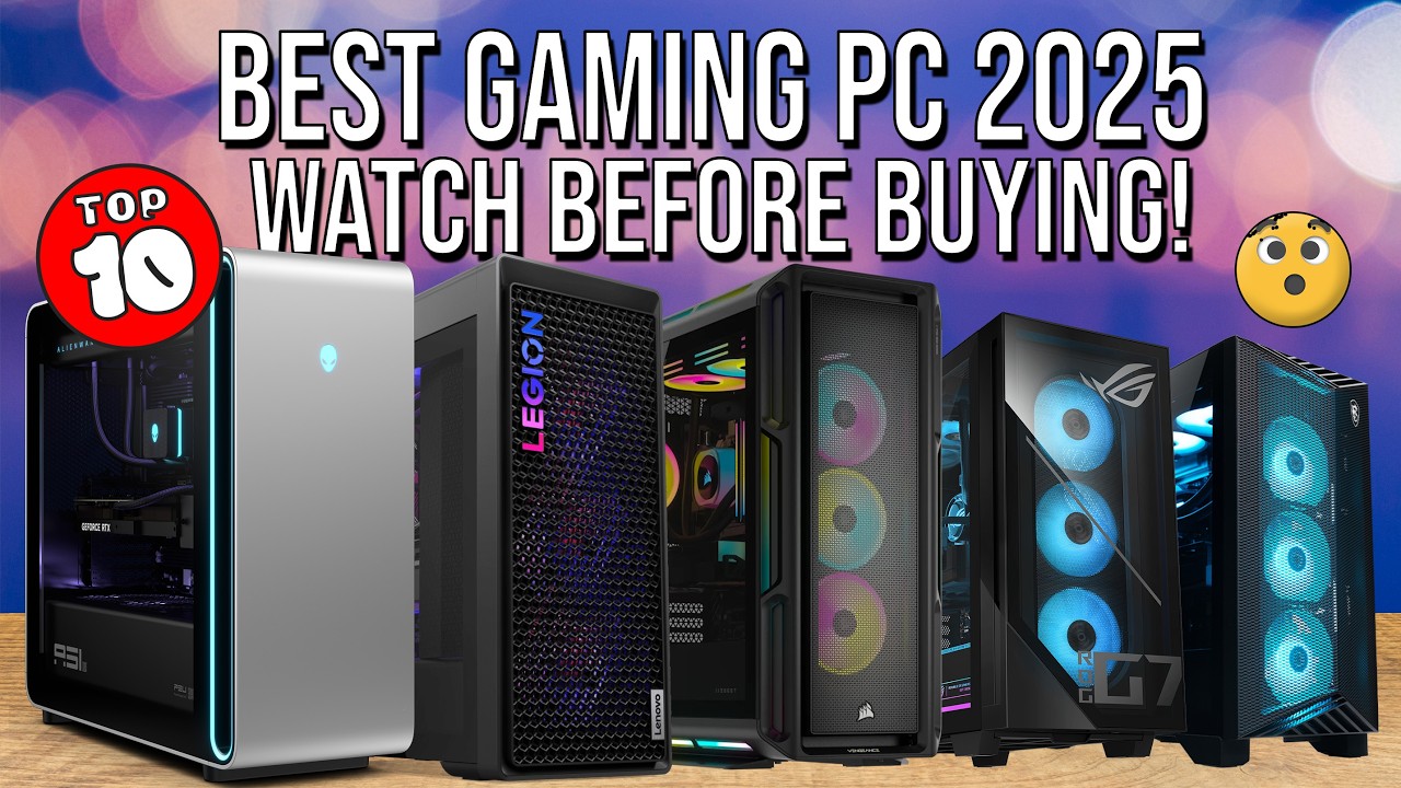 Best Gaming PC 2025 – Top 10 Ultimate Prebuilt Desktop Gaming PCs for Every Budget (Must Watch!)