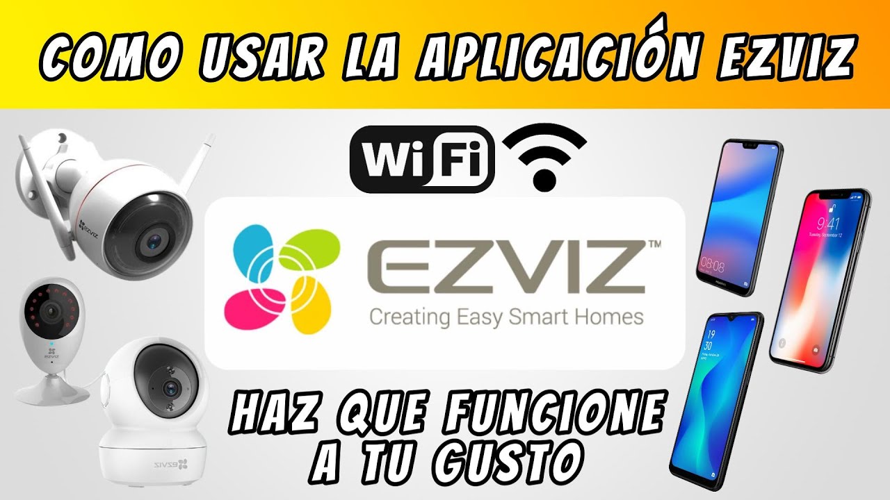 Como Usar APP EZVIZ y Configurar Funciones m&aacute;s Importantes