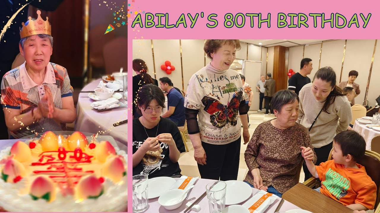 Abilay's 80th Birthday/ Family Gathering!