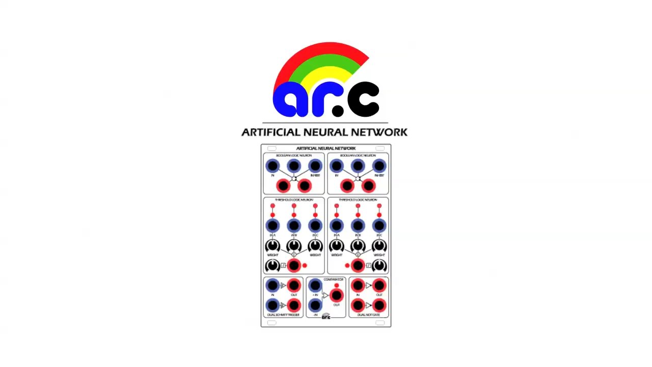 ARC Artificial Neural Network eurorack synthesizer module overview.