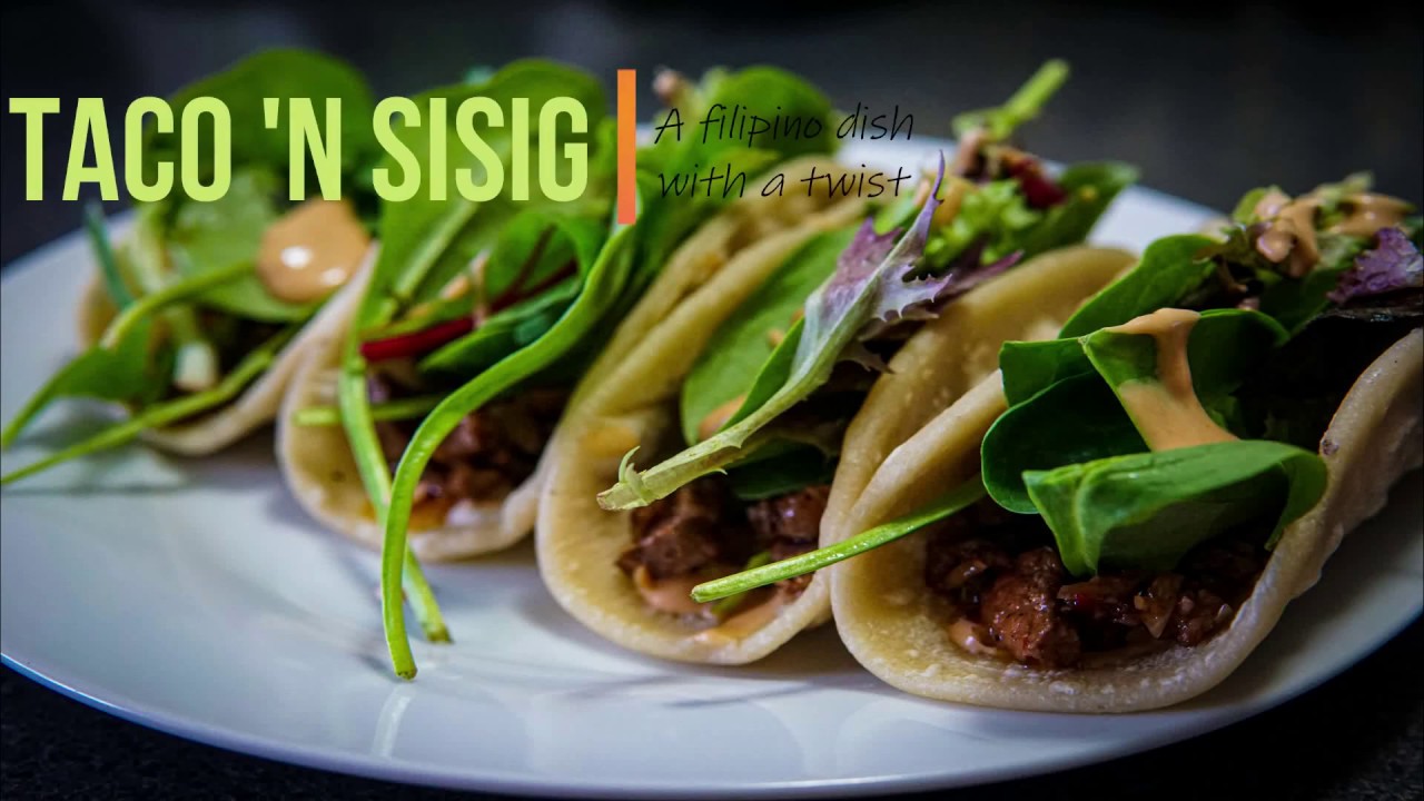 How to make Sisig taco / A Filipino Dish with a twist?