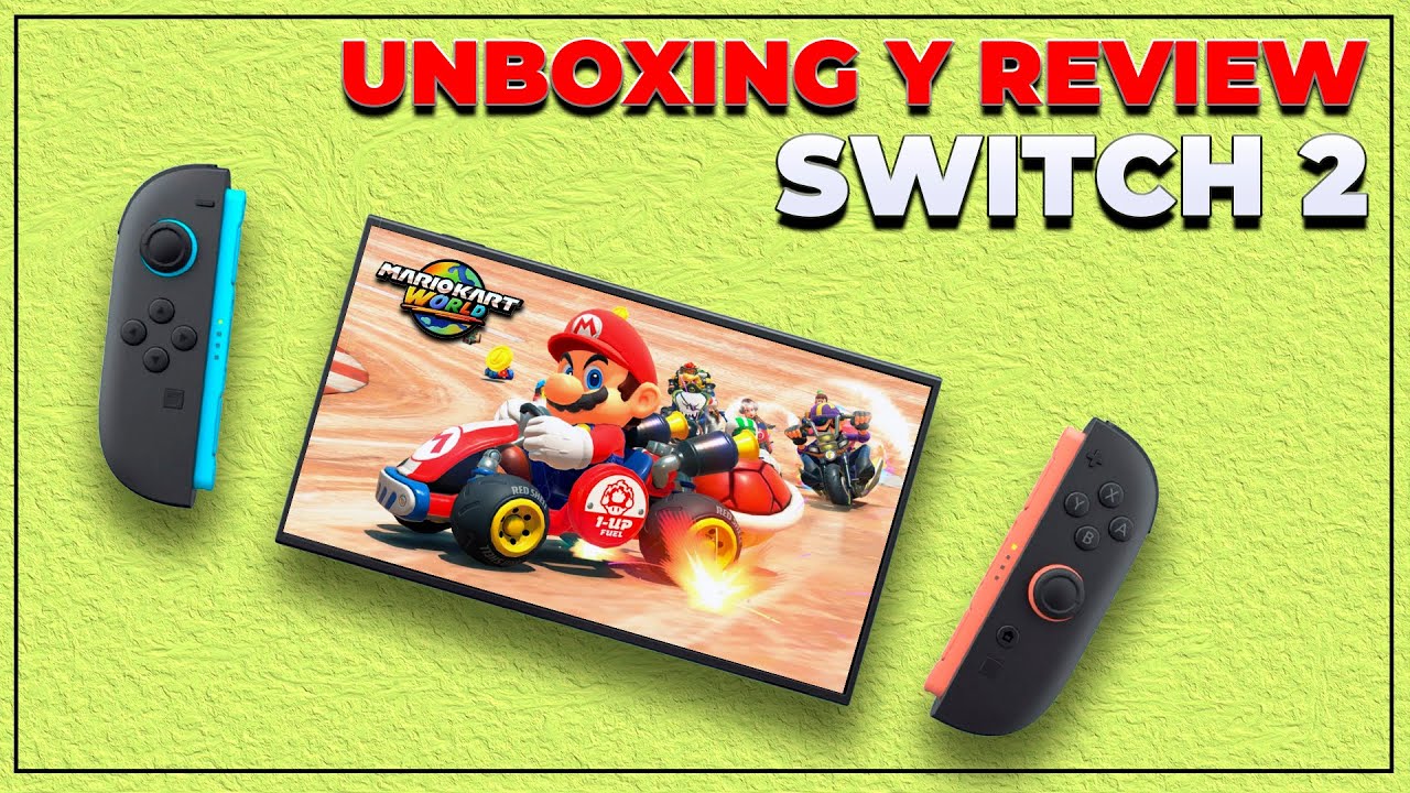 ✅¿Vale la pena la nueva Nintendo Switch 2? Mira el unboxing rápido