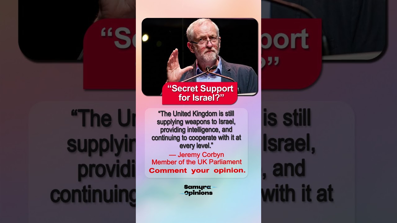 Jeremy Corbyn demands UK stop funding Israeli military operations #activism #trending