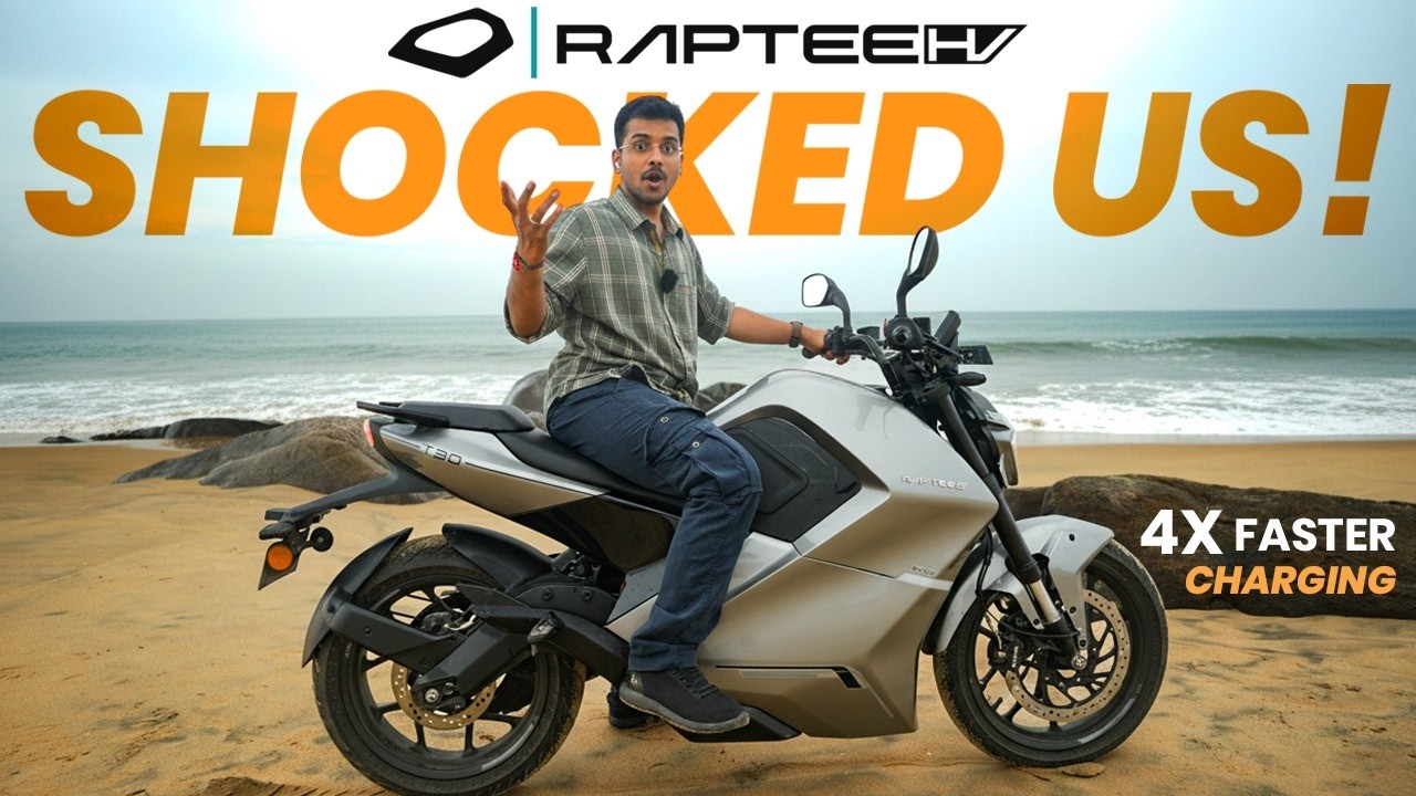 Полный обзор Raptee T30: ПЕРВЫЙ в Индии электровелосипед с быстрой зарядкой CCS2 | Цена, запас хо...