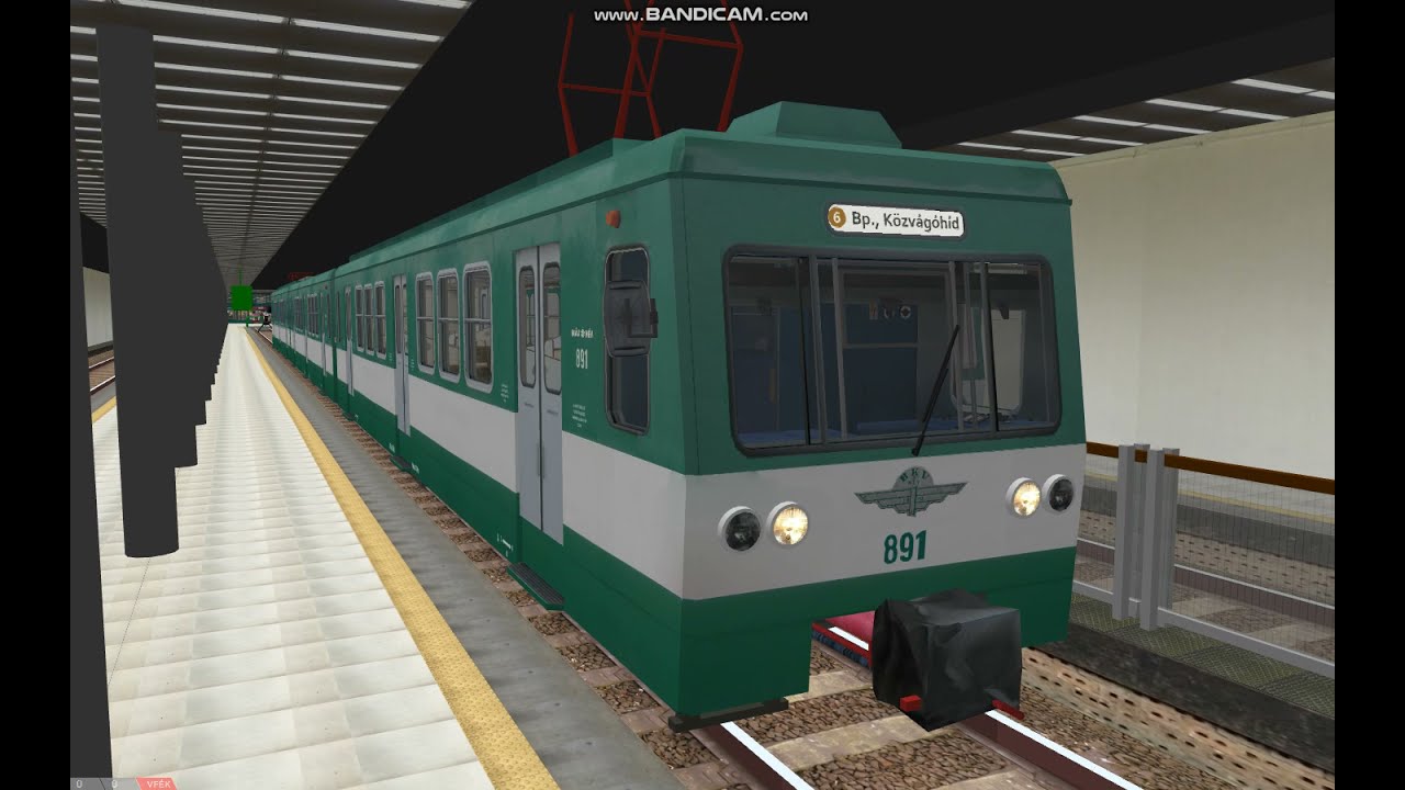 OpenBVE｜H5 ➤ Békásmegyer H ➤ (extra) Aquincum H｜BKV MX 891