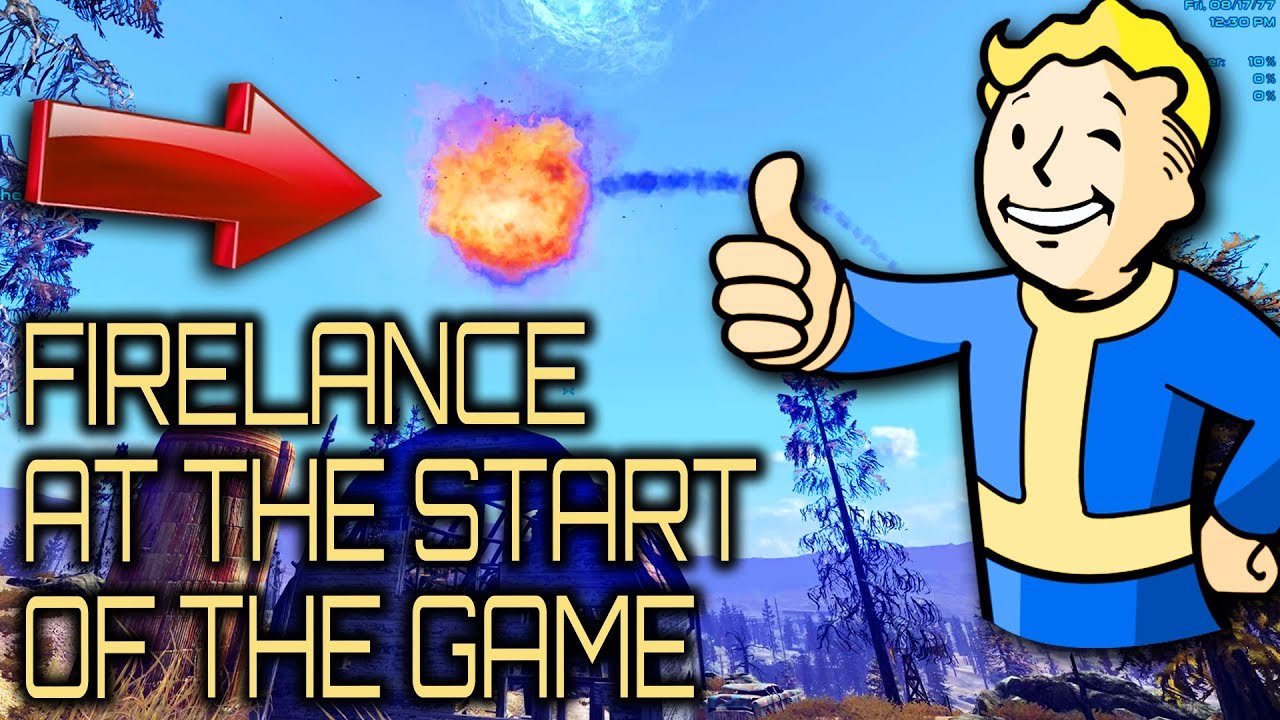 Fallout 3 Firelance in the beginning of the game (Trip of Nostalgia)