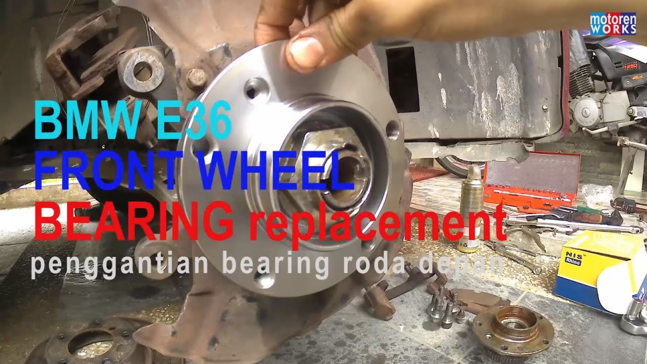 BMW E36 front wheel bearing replacement