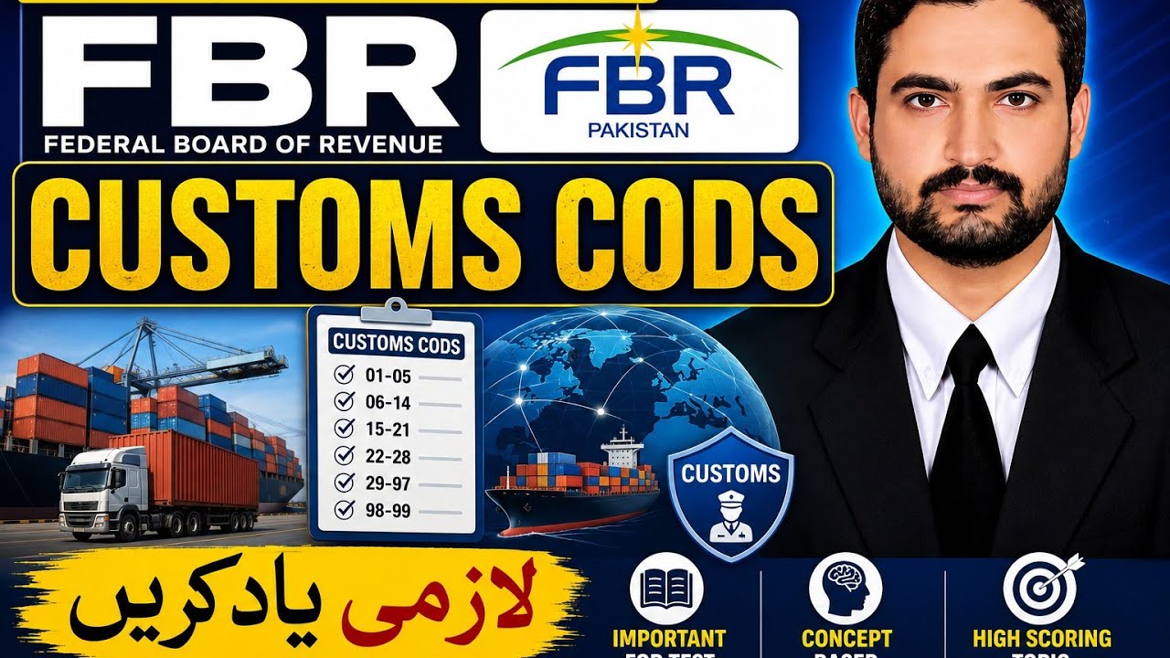 Goods Evaluator Custom Codes Customs Tariff Codes FBR IBA 28 June 2026