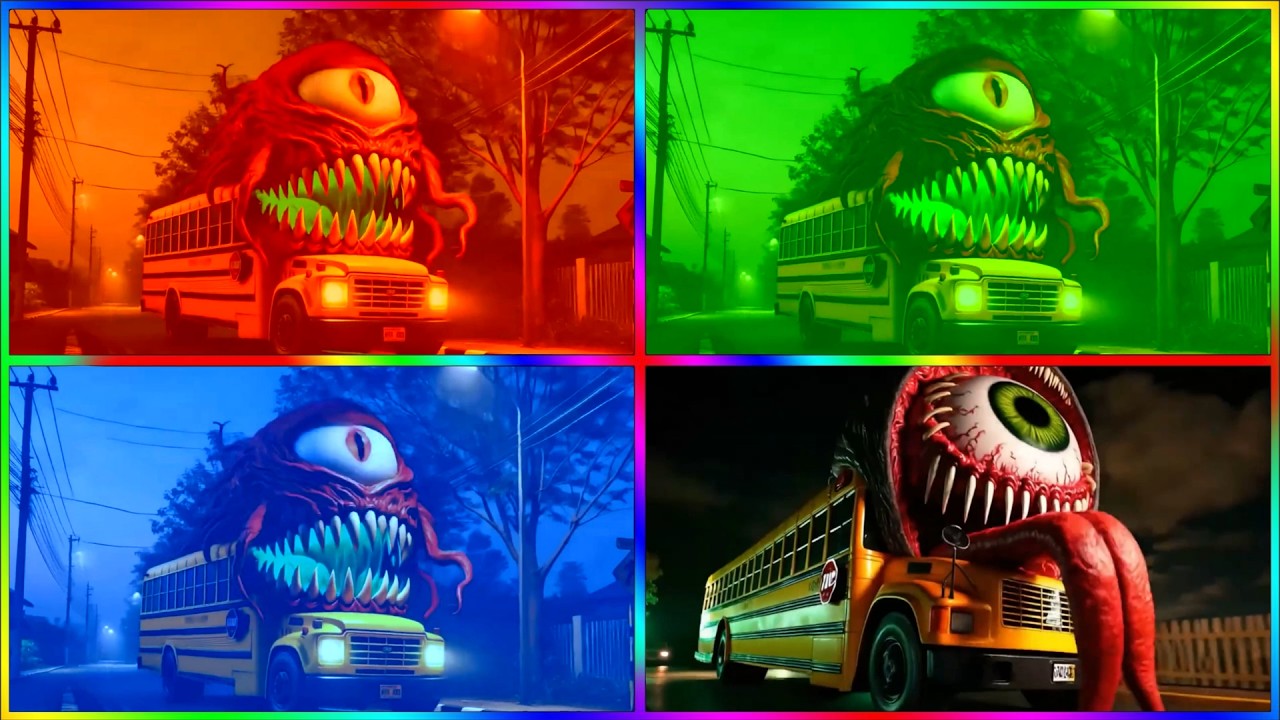 🚌MEGA SCHOOL BUS EATER🎶CoffinDance Song #121