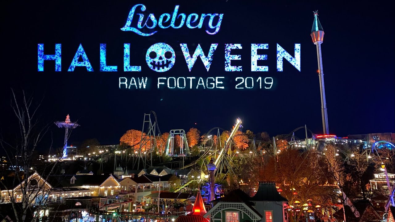 Liseberg - Raw Footage - Halloween 2019  - 4K