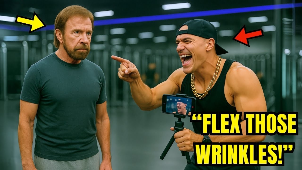 Chuck Norris Gets Mocked by a Bodybuilder In The Gym – His Response Leaves Everyone Spee