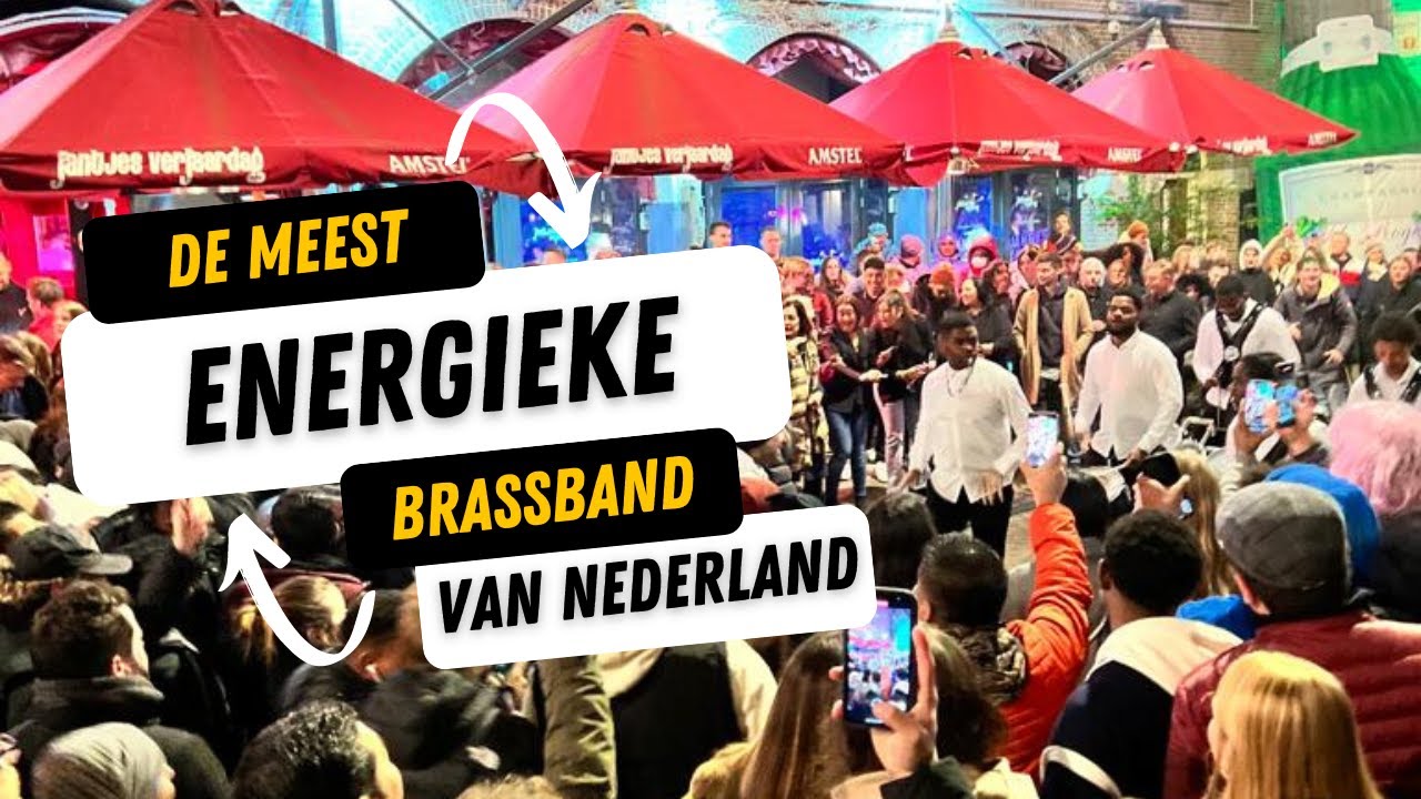 Caribische GDFL Brassband opent Jantjes Verjaardag Amsterdam