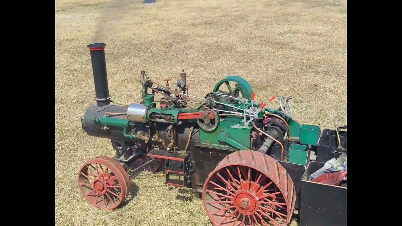 How to drive a Case Model Steam Tractor