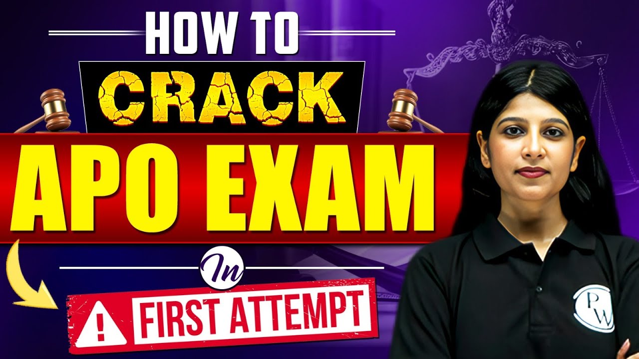 How To Crack APO Exam in First Attempt | APO/ADA/ADPO Preparation Strategy | Judiciary By PW