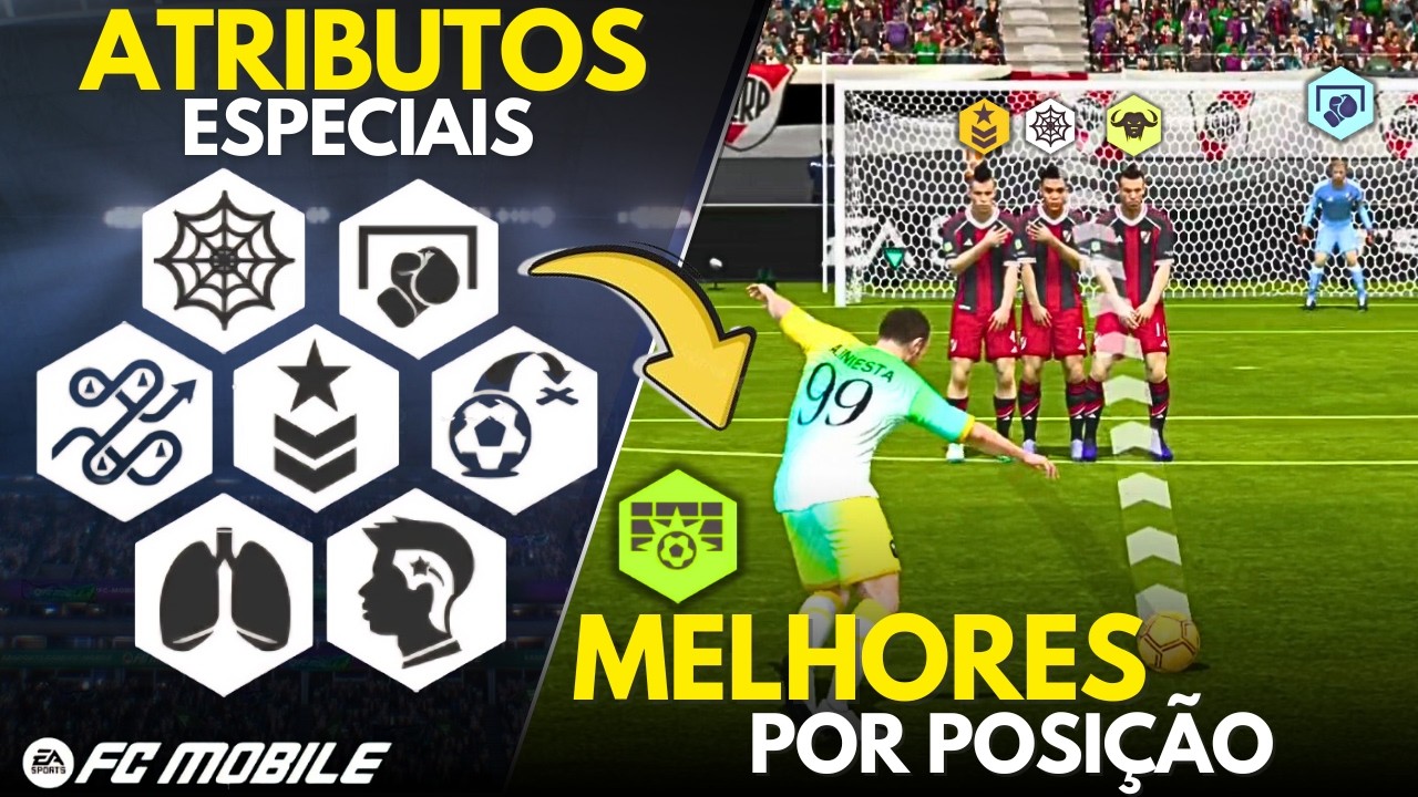 🔑O SEGREDO DOS ATRIBUTOS ESPECIAIS NO FCMOBILE - QUAIS OS MELHORES?