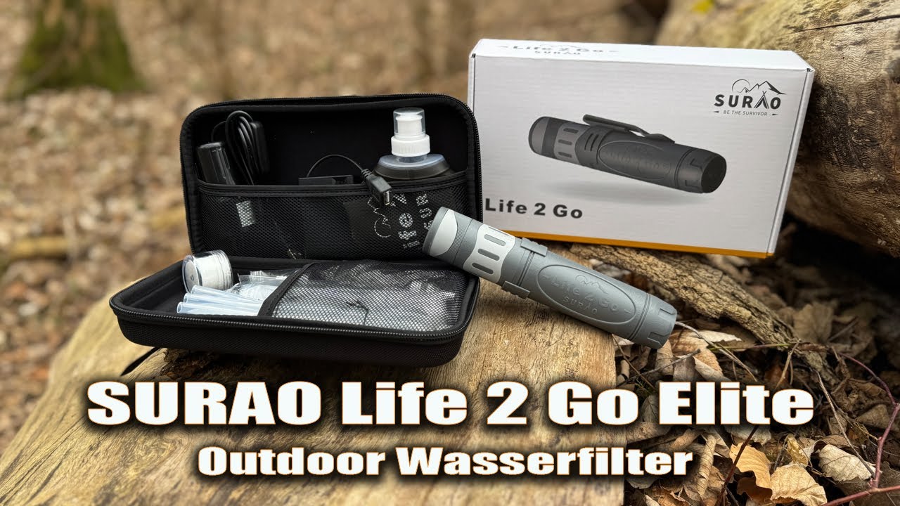 Surao Life 2 Go Elite Wasserfilter #surao #wasserfilter #outdoor #life2go #tracking #krisenvorsorge