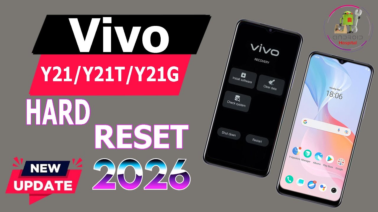 How to Hard Reset Vivo Y21/Y21i/Y21T/Y21G | Vivo factory Reset | Recovery Mode Vivo Lock Unlock 2026