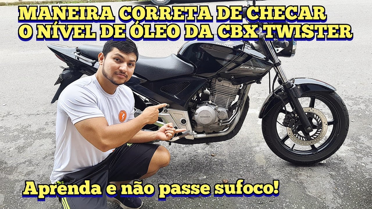 🔧 COMO VERIFICAR O NÍVEL DE ÓLEO DA CBX TWISTER 250 - Qual a regularidade? 🔧