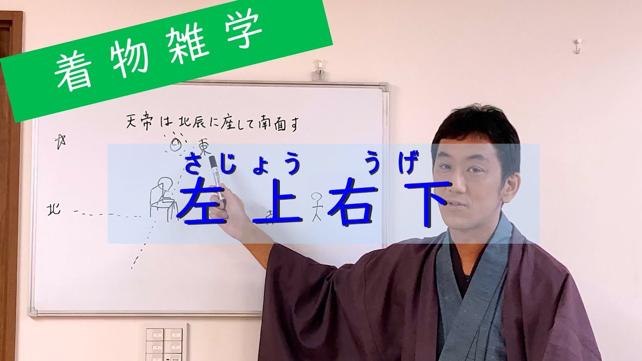 着物雑学「左上右下」