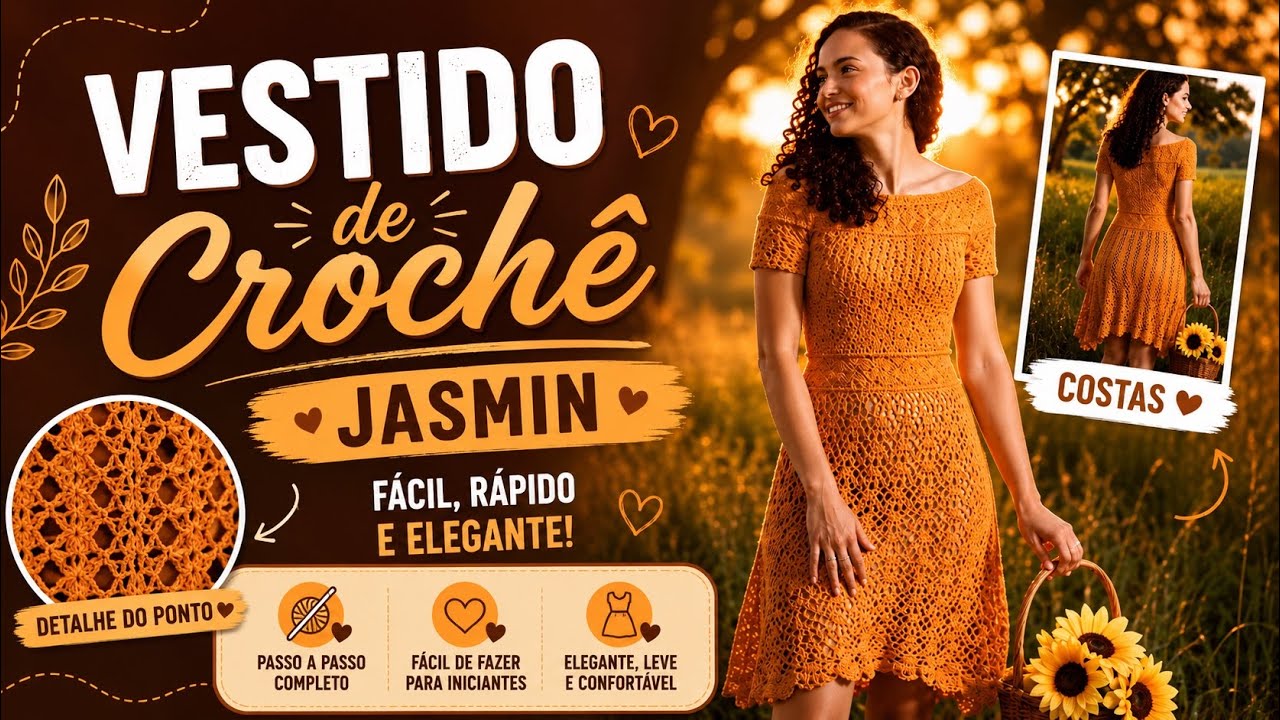 Vestido de Crochê - Aula 2