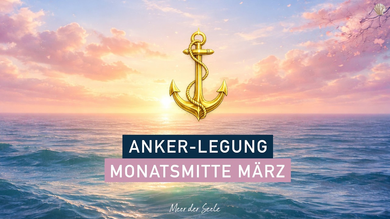 MONATSMITTE MÄRZ ⚓️ Die erdende Anker-Legung