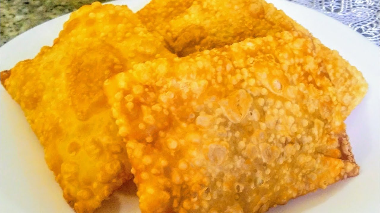 O MELHOR PASTEL DE FEIRA FEITO EM CASA- MASSA CASEIRA DELICIOSA