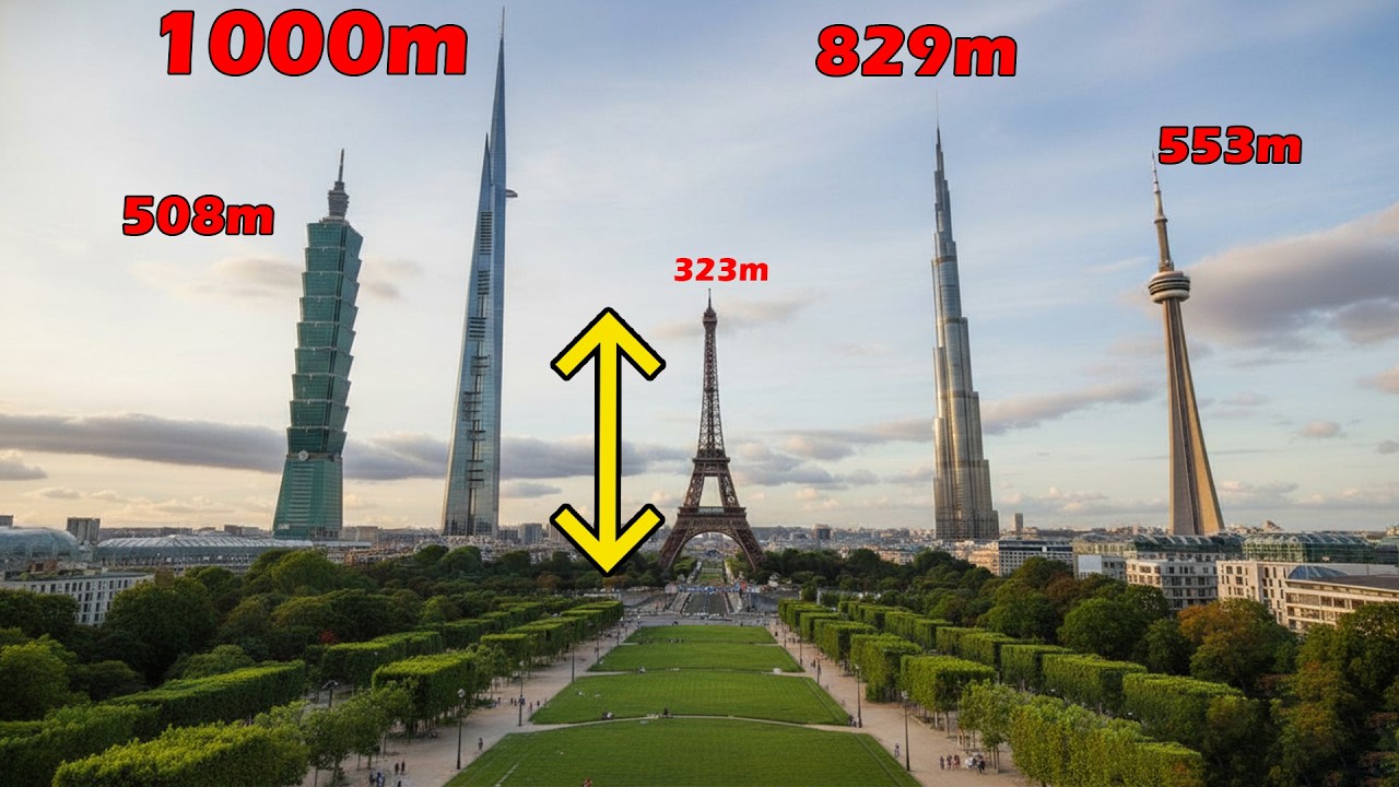 Ces tours rendent la Tour Eiffel minuscule… 😳