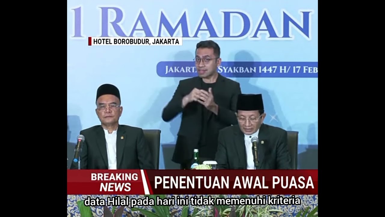 Hasil Sidang Isbat 1 Ramadhan 1447 H #hasilsidangisbat
