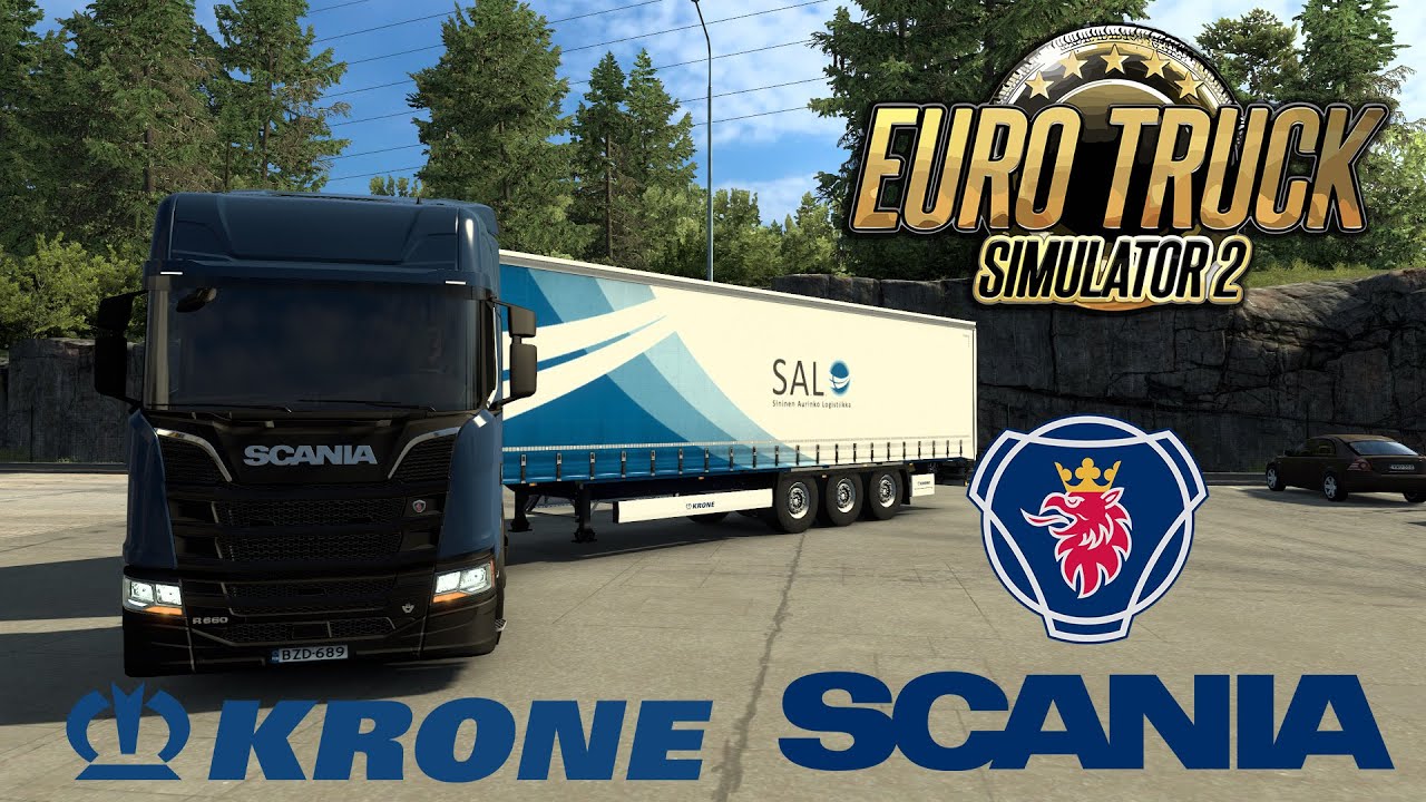 Euro Truck Simulator 2 II Scania - Nordic Horizons DLC (Finlandiya) // Logitech G923