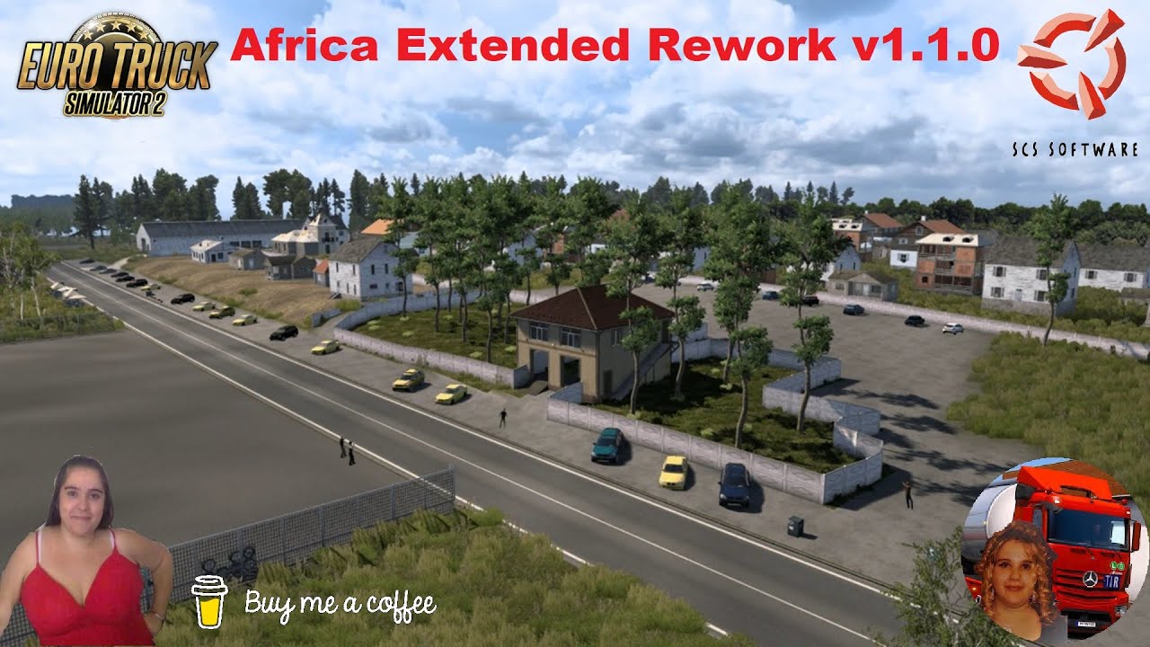 Euro Truck Simulator 2 (1.54) Africa Extended Rework v1.1.0 by kumurun [1.54] + DLC's & Mods