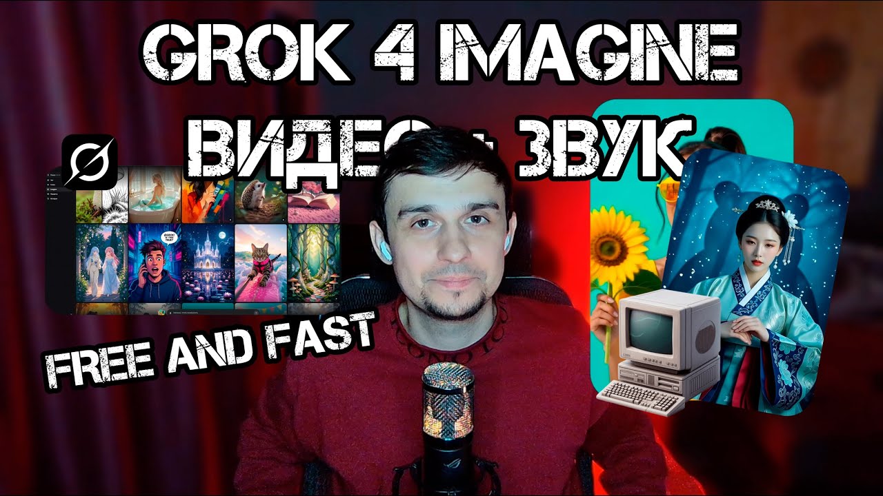 GROK 4 Imagine &mdash; больше не только для iPhone! Теперь в браузере на ПК