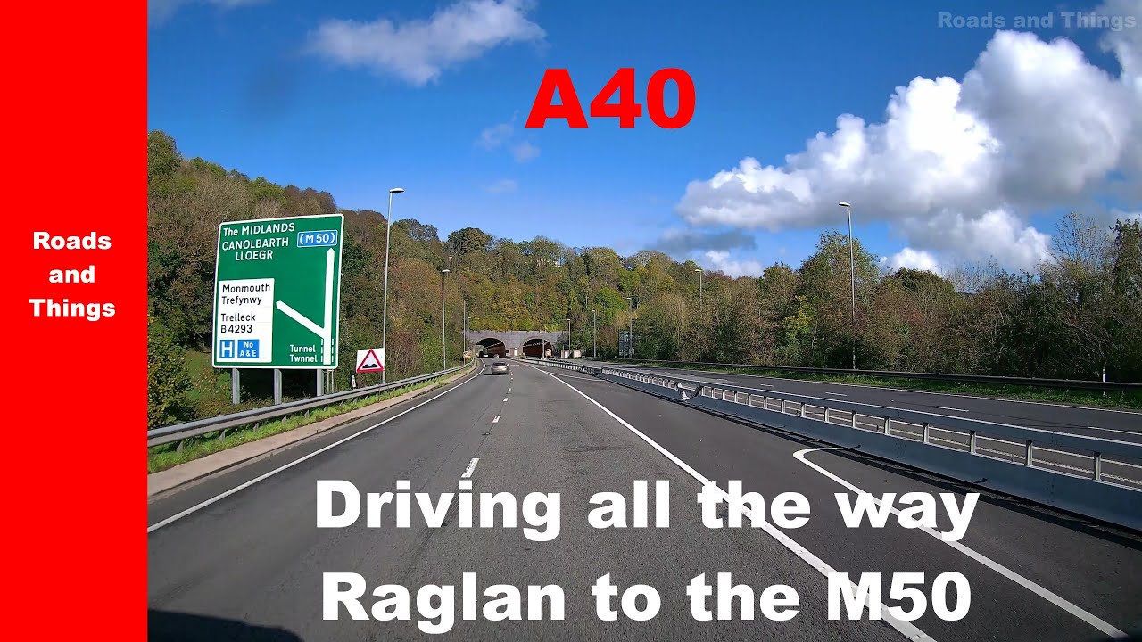 A40 Raglan to M50 (complete), Monmouthshire/Herefordshire, Wales/England, UK.