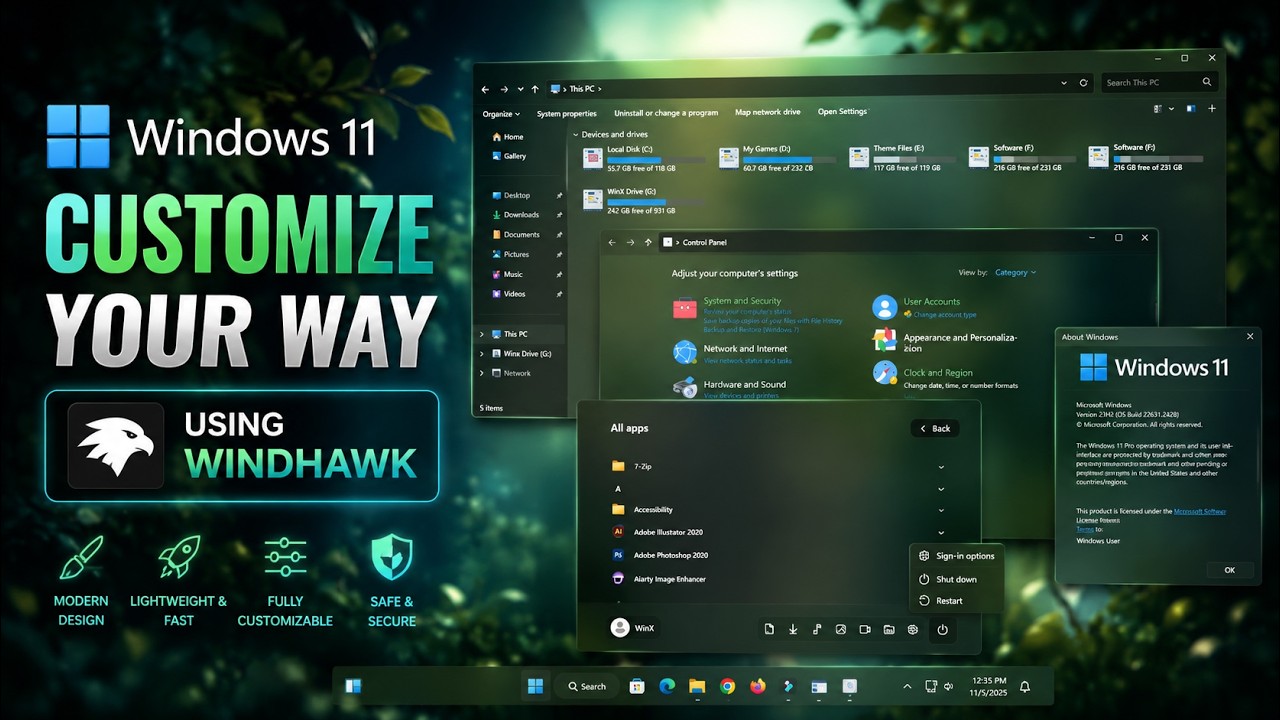 Let&rsquo;s Customize Your Windows 11 Using Windhawk | Windows Customization