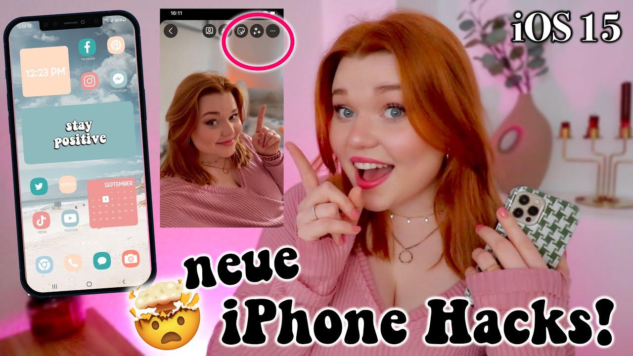 Krasse, neue iPhone HACKS (iOS 15) die DU noch nicht kennst!😍I Meggyxoxo