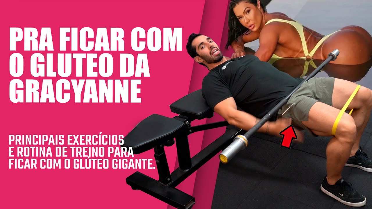 Treino de glúteo da Gracianny