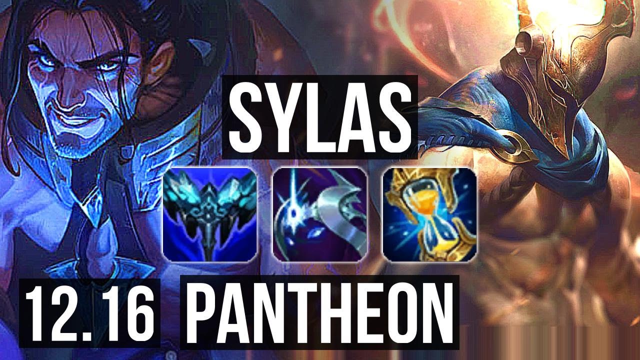 SYLAS vs PANTHEON (TOP) | Quadra, Legendary, 1.0M mastery, 16/5/11, 300+ games | EUW Master | 12.16