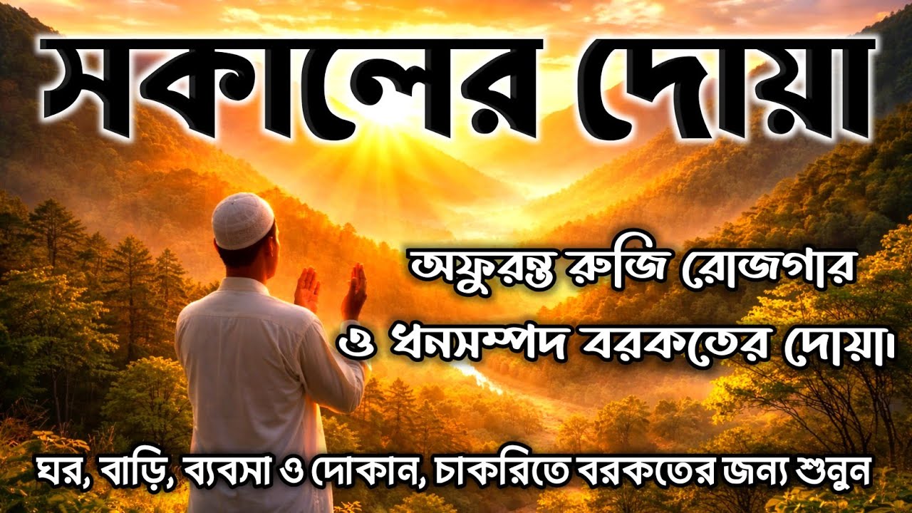 সকালটা শুরু হোক হৃদয় শীতল করা বরকতময় আয়াত দিয়ে। সকালের দোয়া ও জিকির। প্রতিদিন সকালে শুনুন। ALAA AQEL