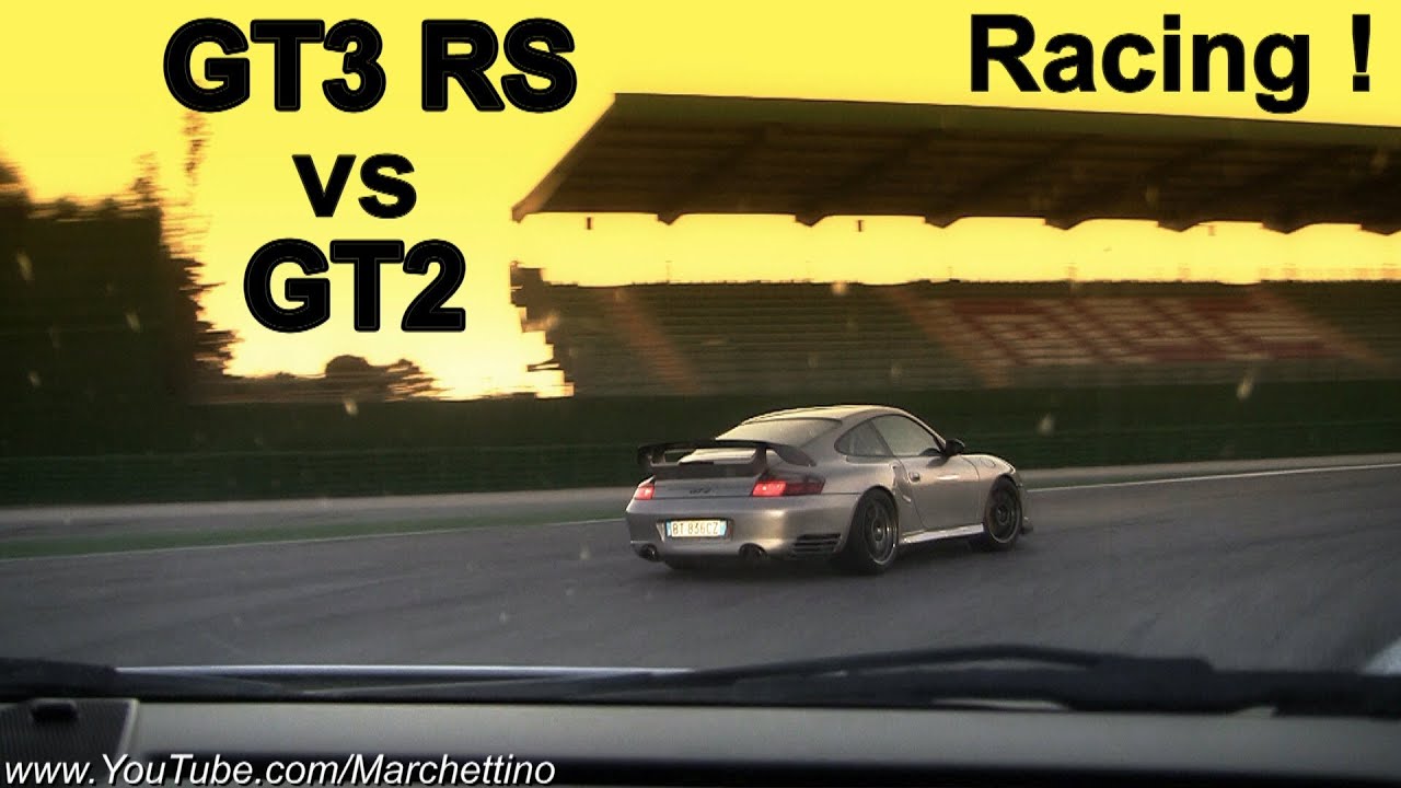 Porsche 997 GT3 RS vs GT2 Race