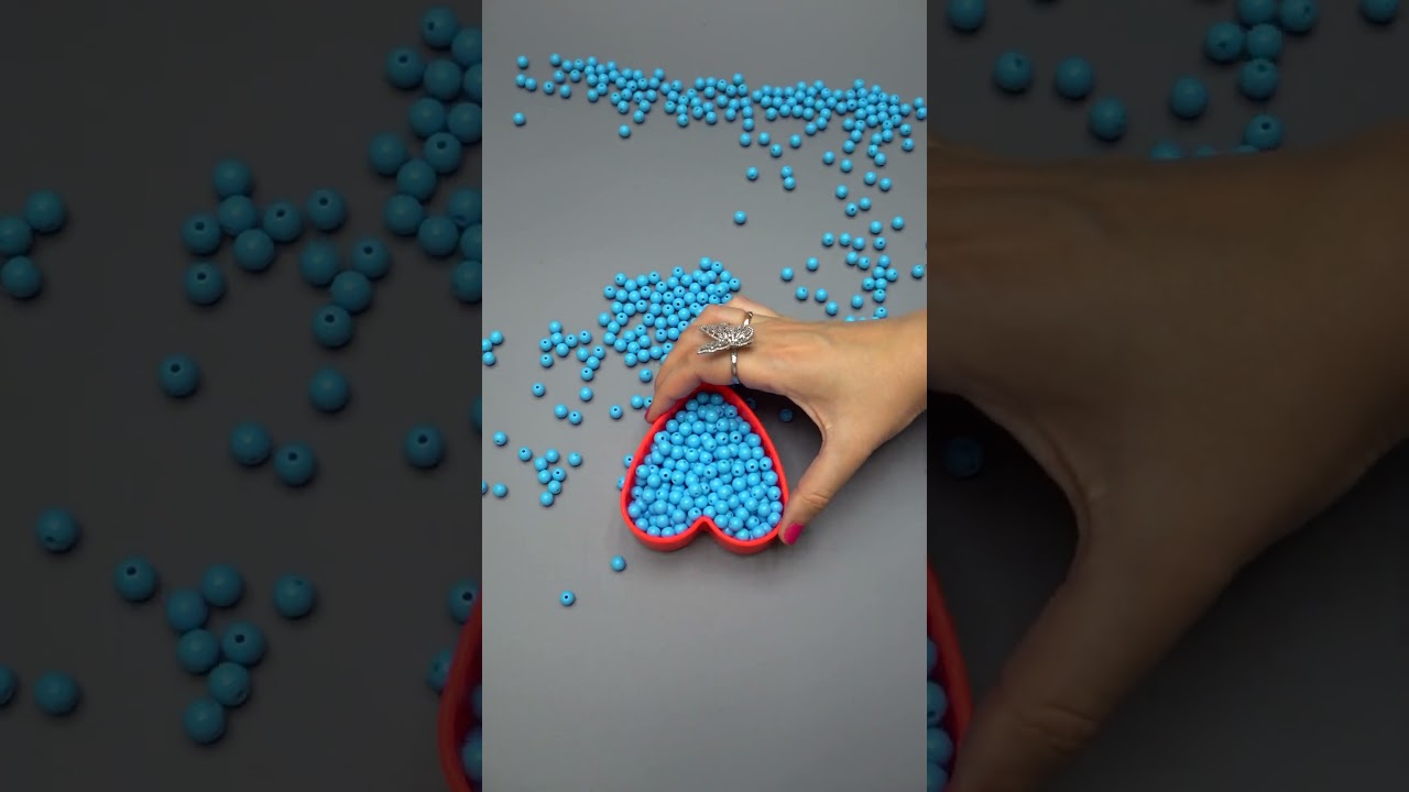 Beads ASMR💎 ⭐Reverse Video🧡 #dominogirl #beadsasmr